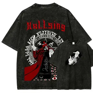 Hellsing Unisex Fit Washed T-Shirt 2