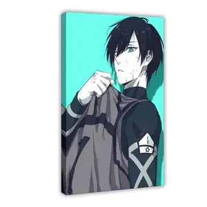 Anime Blue Lock XCV Canvas Poster Wall Art for Home Bedroom Office Dorm Room Decor
