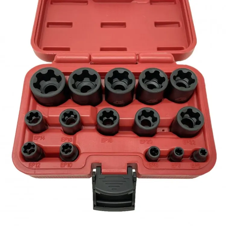 15-Piece EP Torx Plus Socket Set, 1/2 Drive, 3 lbs Weight, for Torx Plus Fasteners, Vehicle Service Tasks (Tools & Hardware Hand Tools Wrenches)