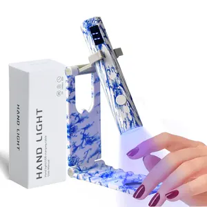 Portable Nail Polish Drying Lamp, Type-C Charging, Adjustable Time, Multi-Functional Stand, LCD Display, Gel Nails & Toenails, DIY Manicure Tool Set