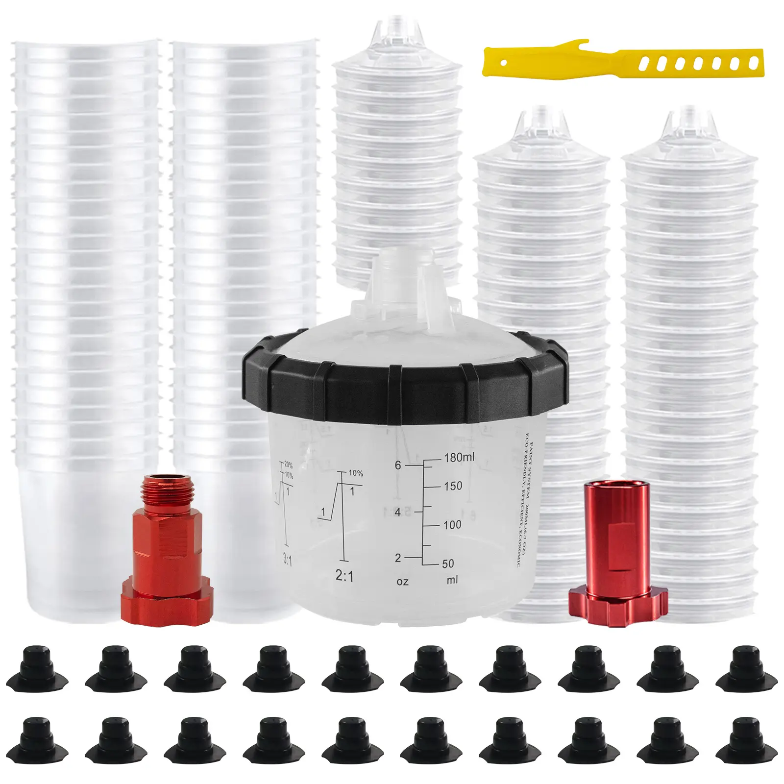 200ml outer cup, 50 inner cups & lids & kit