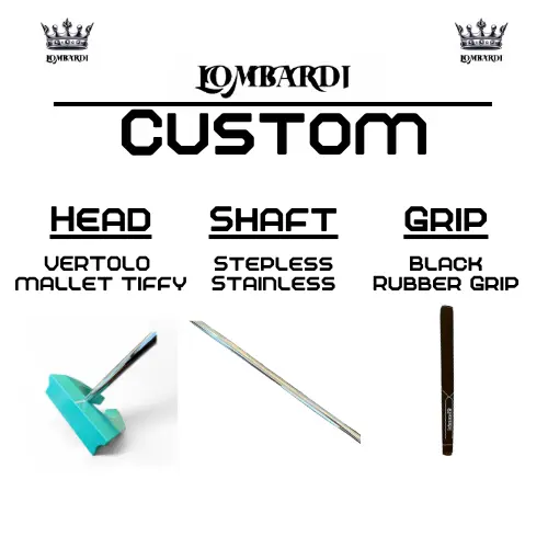 Lombardi Black Rubber Grip