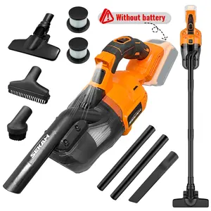 SEKAM 4-in-1 Cordless Vacuum Cleaner, Battery Not Included | 16000PA Powerful Suction, Ultra-Lightweight Handheld Vacuum for Pet Hair, Carpet, Hard Floor & Car Cleaning | LED Headlight, Washable HEPA Filter