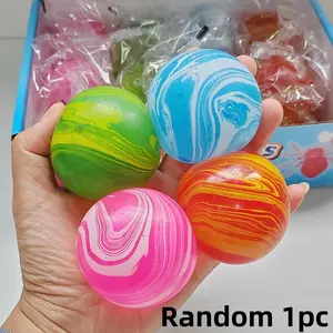 Crystal Ball Squishy, Clear Glossy Design, Perfect for Stress Relief & Anxiety Management, Random Selection, Ideal Gift Choice