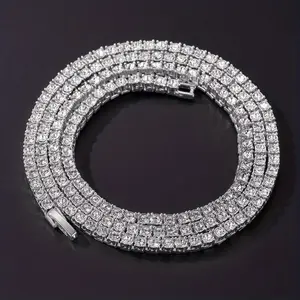 Men's Iced Out Hip Hop Tennis Chain Necklace