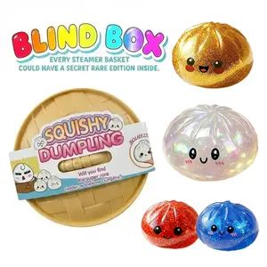 1/12pc Cute expression big bun decompression toy, relieves anxiety, dough decompression toy, Soft Squishy, TPR material, decompression artifact, unboxing surprise, holiday gift creativity, cute desktop accessories for office workers