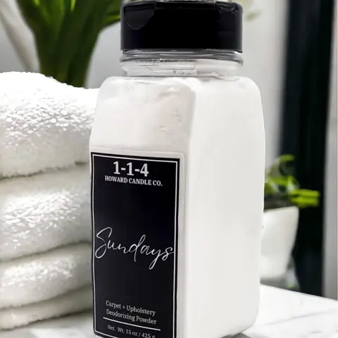 3 Ingredient- Sundays Carpet & Upholstery Deodorizing Powder - Natural Household Scented Cleaning Powder
