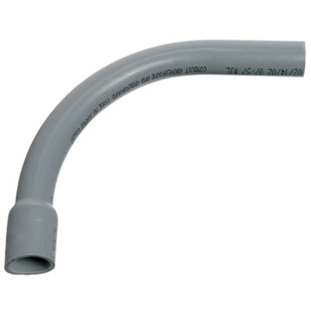 Thomas & Betts 90-Degree Standard Radius 1 in. Schedule 40 PVC Bell End Elbow Water Pipe Fitting, UA9AFB-CTN