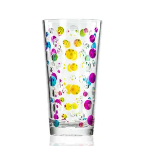 Satin Pearl 20 oz. Rainbow Acrylic Tall Tumbler