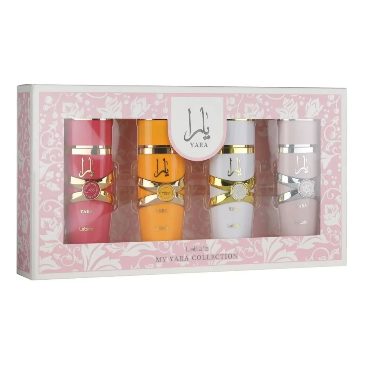 Lattafa My Yara Collection 4pcs ( 5ml or 25ml ) Eau de Parfum For Women