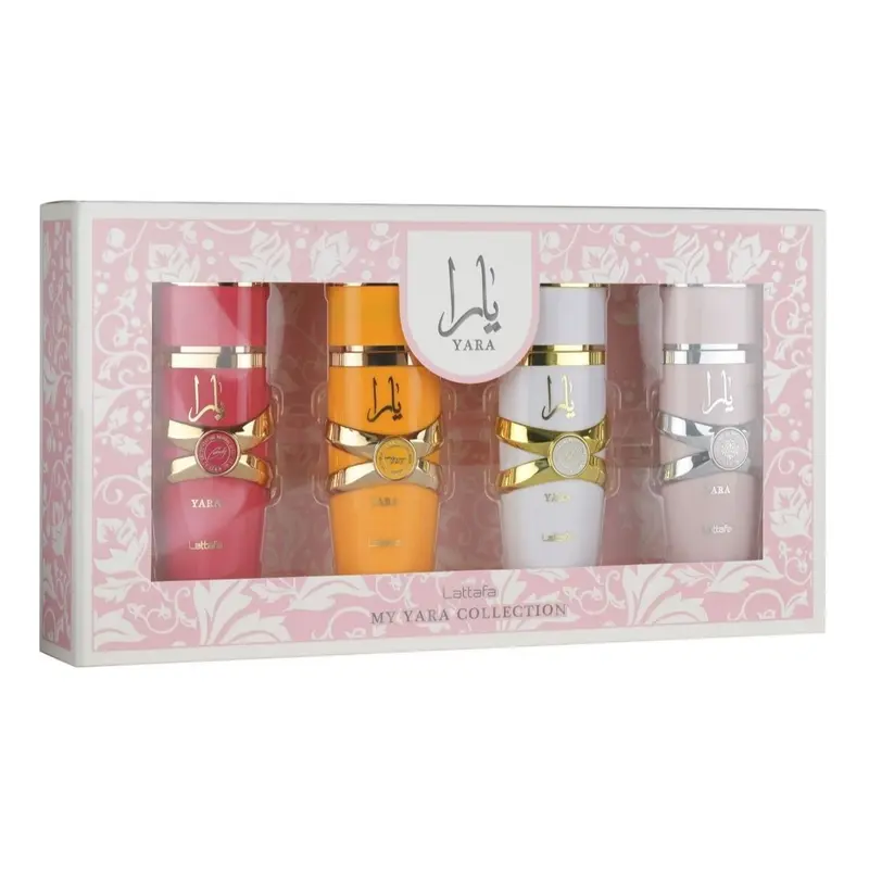 Lattafa My Yara Collection 4pcs ( 5ml or 25ml ) Eau de Parfum For Women