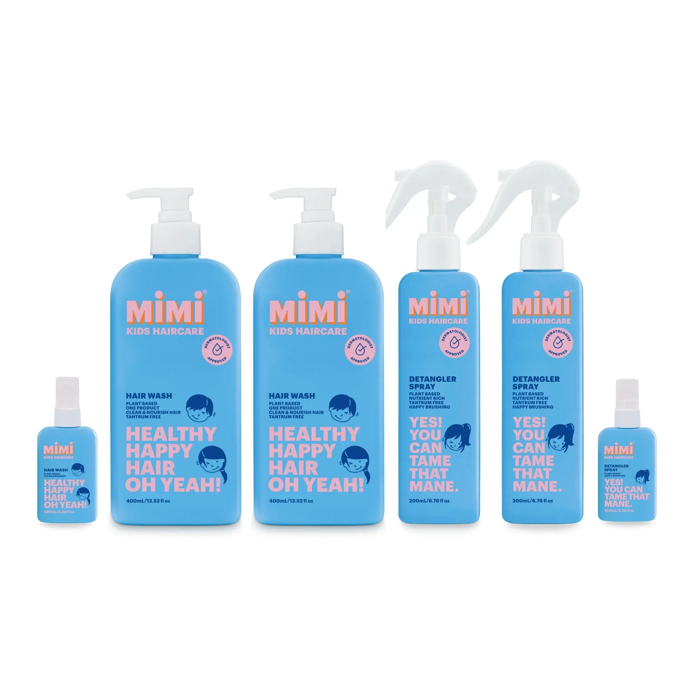 MIMI HAIRCARE FOR KIDS Big Little Bundle, Kids' Haircare Shampoo & Conditioner Kit, Beauty & Personal Care Set