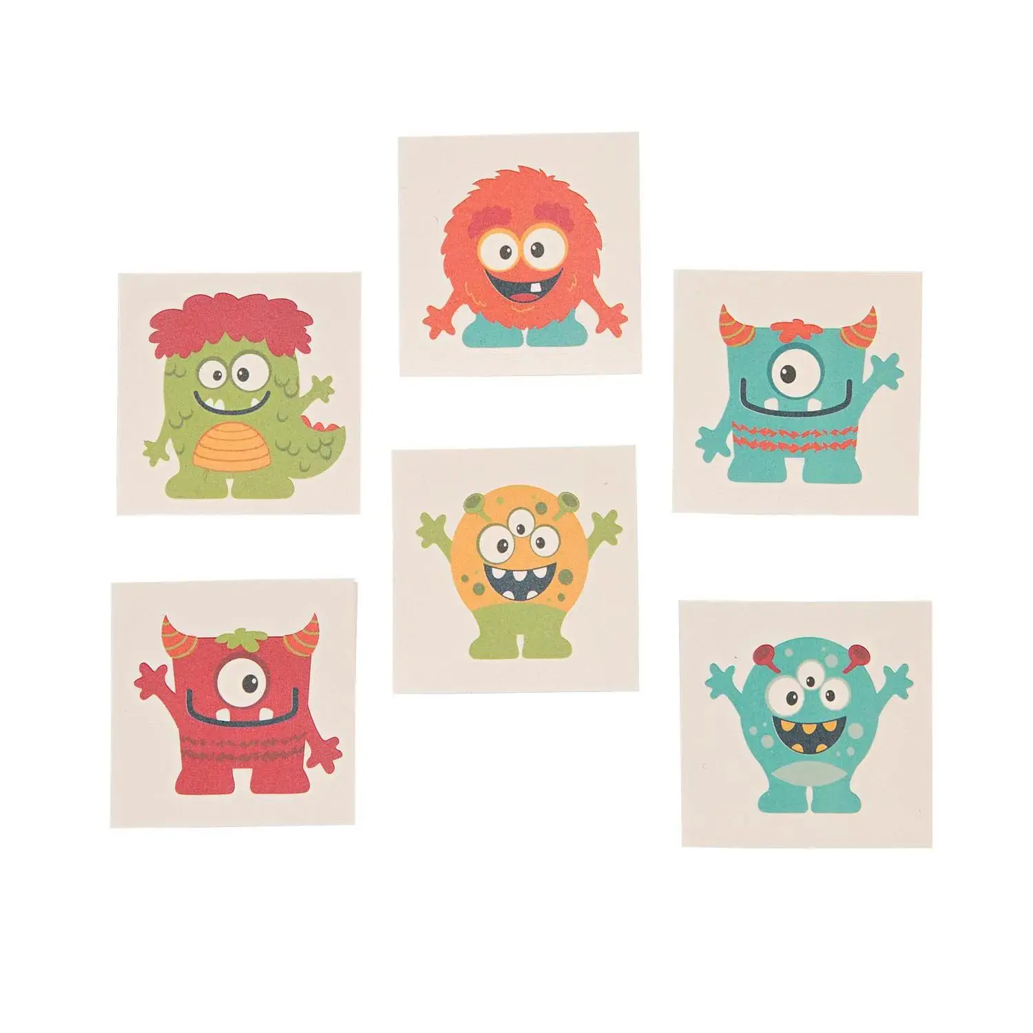 Bulk 72 Pc. Mini Monster Temporary Tattoos - TikTok Shop