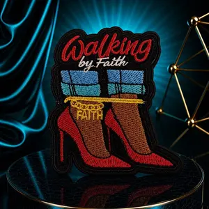 Iron-On Faith-Themed Sewing Patch, Fabric & Sewing Supplies Accessory for Clothing Customization