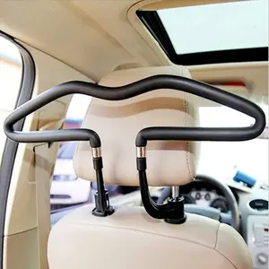 1count  Universal Soft Car Coat Hangers Back Seat Headrest Coat Clothes Hanger Jackets Suits Holder Rack Auto Supplies