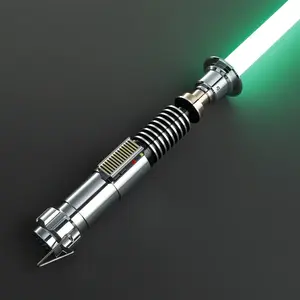 【JohnParts Designs】NeoPixel Luke Skywalker Lightsaber with 34 Sound Effects 92cm Light-Up Blade Rechargeable Handle Motion Control for Cosplay Parties Duels Sword outdoorfun