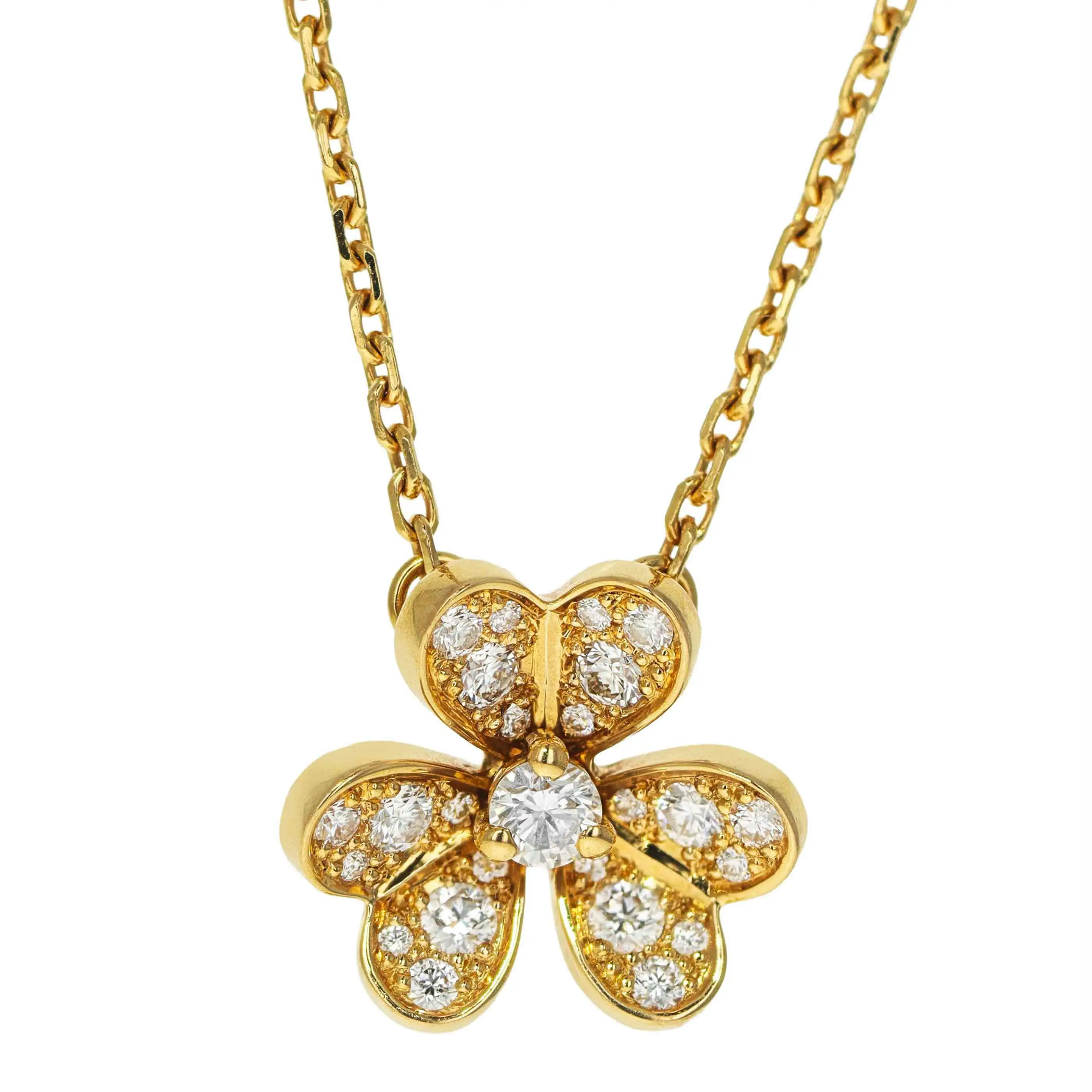Pre-owned Van Cleef & Arpels Frivole Pendant Necklace