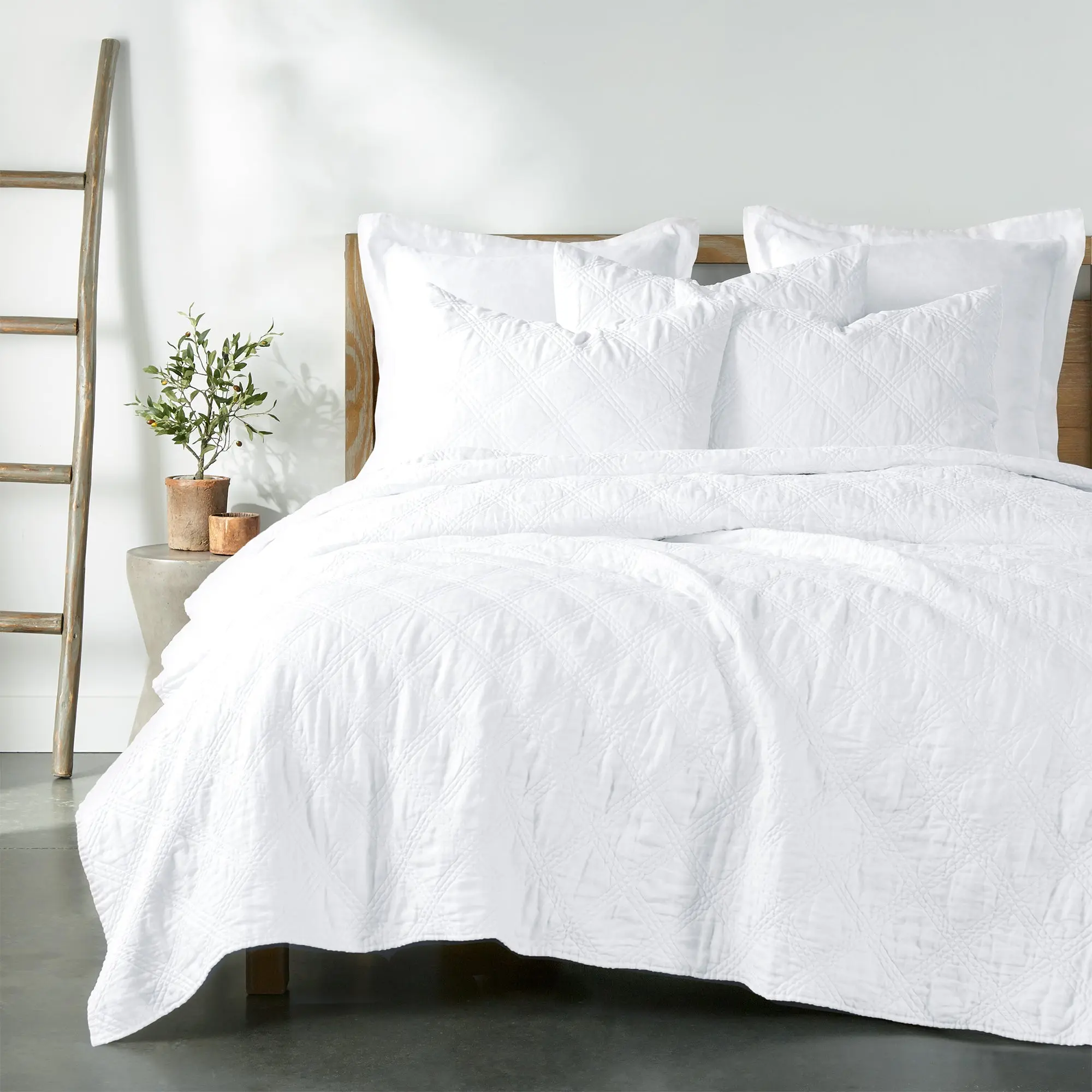 French Flax Washed Linen Quilt French Flax Washed Linen Quilt