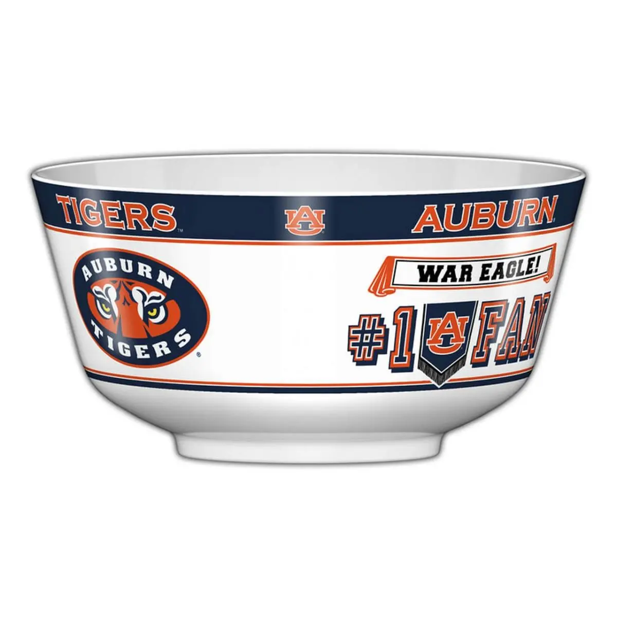 212 MAIN Fremont Die All Pro Melamine Serving Bowl - Food-Safe Tableware with Auburn Logo, Bold Graphics, Ideal for Dining & Serving Needs, Serving Bowls