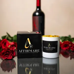 Invigorating | A Calming Blend Of Bright Lemon Peel And Juicy Lemons, Creating A Stress-Free Atmosphere | Candle | Set The Mood