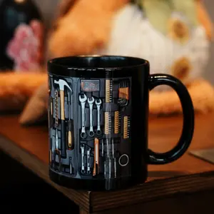 Fun Coffee Cup Set, Mechanic Tool Box Mug, Car Mechanic Gift, 11oz Coffee Cup, Water Cup, Perfect Birthday Party Holiday Christmas Present