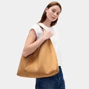 GAP Vegan Suede Slouchy Tote Bag - Stylish and Durable for Everyday Use