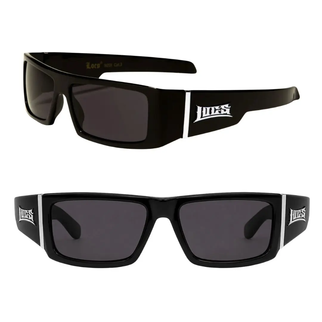Men's Flat Top Gangster Rectangular Black Designer-Inspired Sunglasses, Male Eyewear Fashion, Dark Lenses for Outdoor Wear, Ryan Gosling Glasses Style, Solid Frame