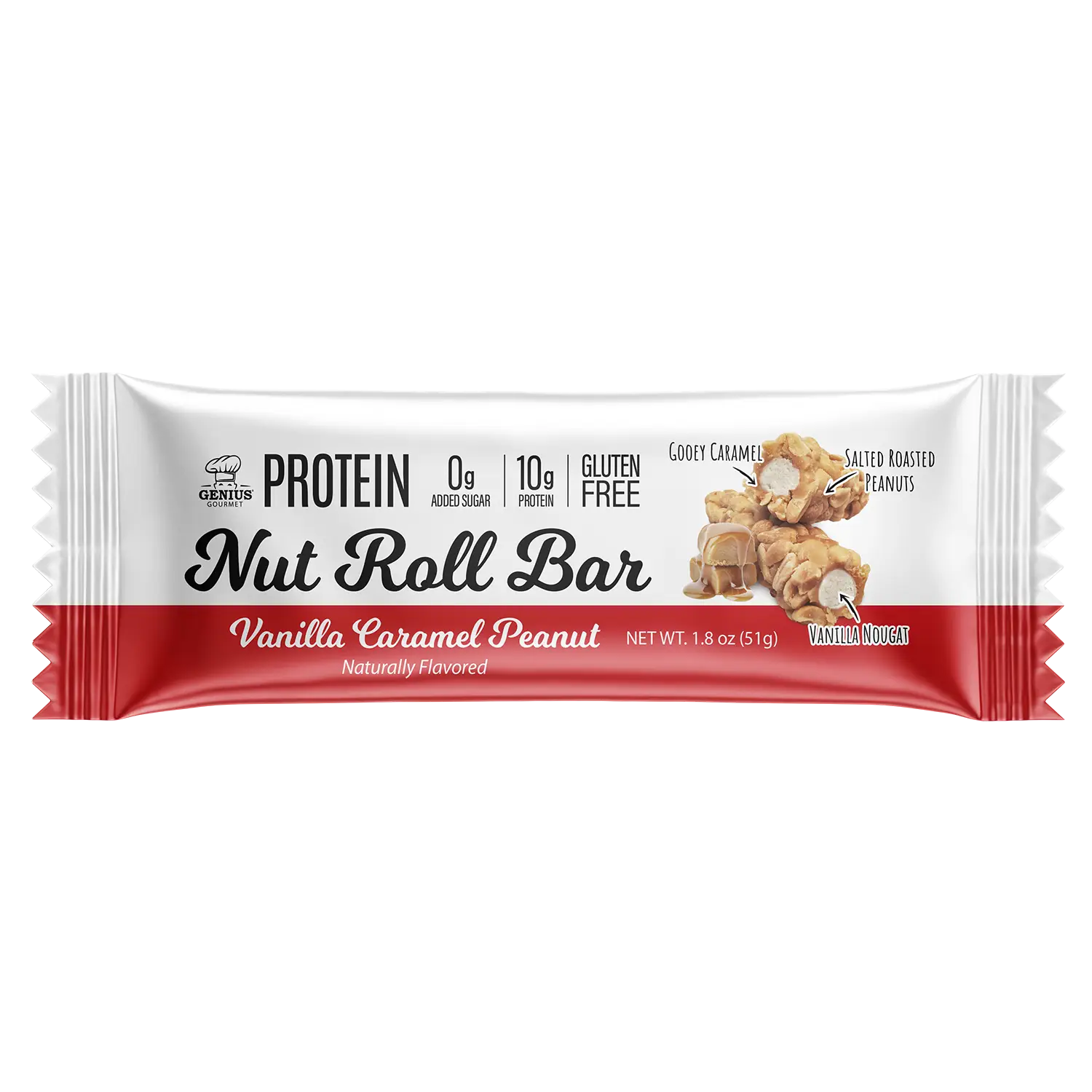 Protein Nut Roll Bar - 10 Count