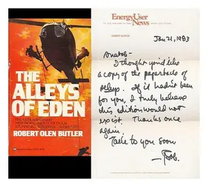 USED-The Alleys of Eden by Robert Olen Butler (Unknown)