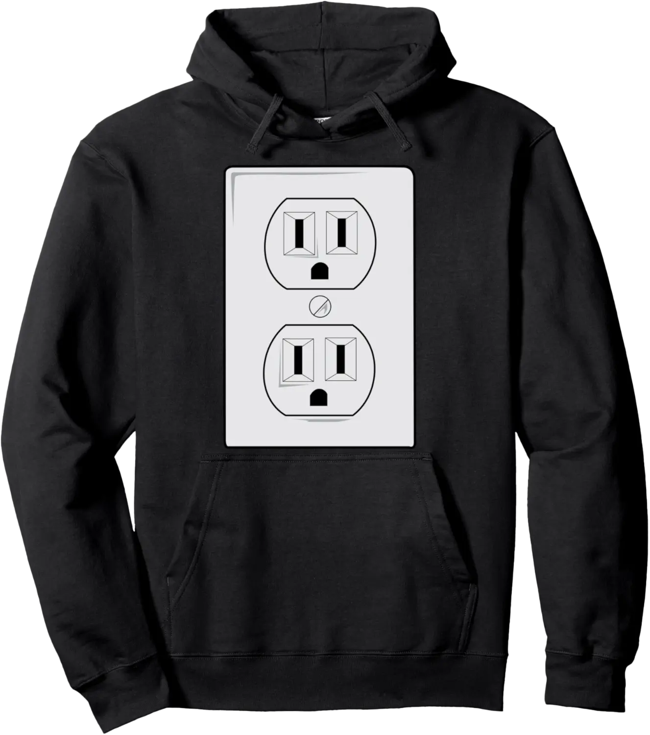 Electrical Outlet Plug And SOCKET Couples Costume Halloween Pullover Hoodie - Kevincifuen Shop 26B08HMW9SPF