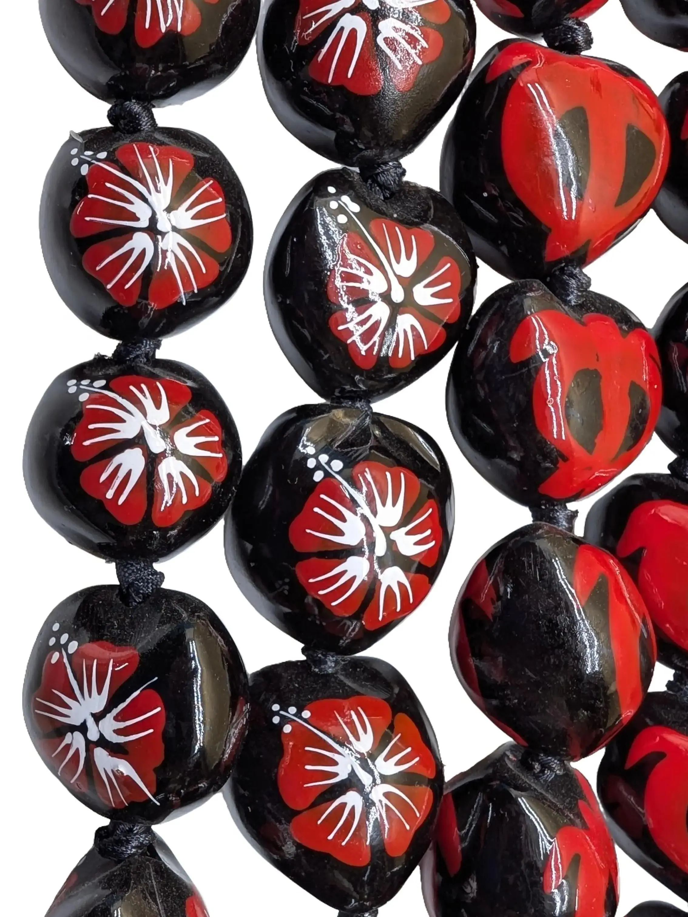 18" Polynesian Kukui Nut Leis – Great for Graduations, Weddings, Funerals and other Special Occasion