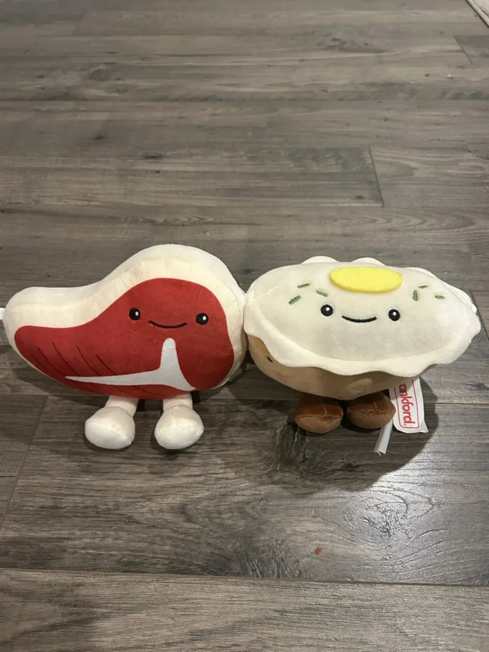 Frankford Kawaii Steak & Baked Potato Plush Toy Set - 2 Piece