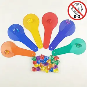 66pcs Plastic Color Translucent Sheets, Strong Transparency Physical Experiment Toy, Kindergarten Student Science Discovery Kit