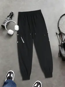 Men’s summer cargo jogger pants — trendy high-street/streetwear casual loose long pants for men, versatile