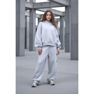 Scuba Tech Oversized Cropped Hoodie