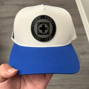 Cruz Azul Cap - Club de Fútbol Cruz Azul Blue and white Snapback Hat with Emblem