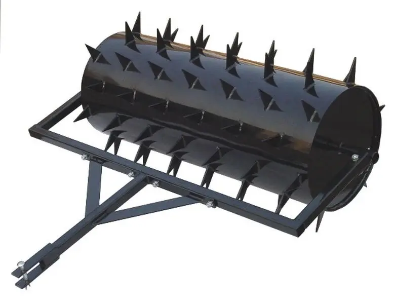 212 MAIN SE-40 36 in. Drum Spike Aerator, Specialty Gardening Tool for Lawn Aeration and Soil Care