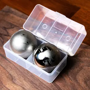 Premium XXL 55mm Stainless Steel Whiskey Balls