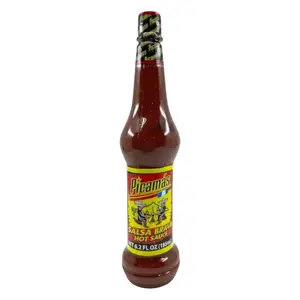Picamas Rojo Salsa Brava - Chapin 6.2 Oz Authentic Central American Hot Sauce 180g, Rich Culture & Genuine Taste, 6.2 Oz Precision Measurement
