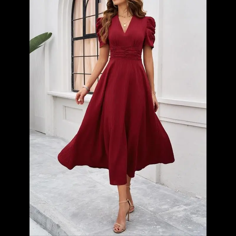 vintage style dresses for wedding guests with sleeves - TikTok Shop