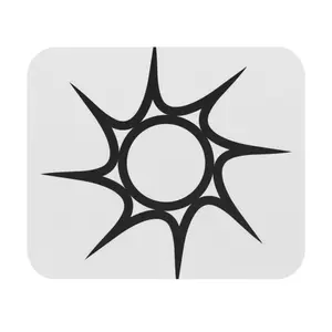 Roblox White Spawn Point Plate 9" x 8" Mouse Pad Rectangle Durable High-Density Foam Ultra-Thin Rubber Base Stain-Resistant Cloth Top Side 1/16" Thick One-Sided Print