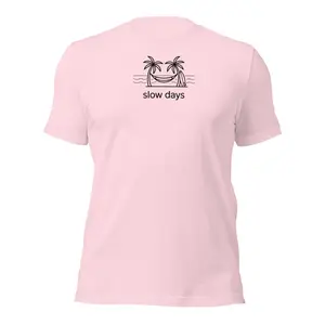 Slow Days Tee — Minimalist Hammock Beach Shirt