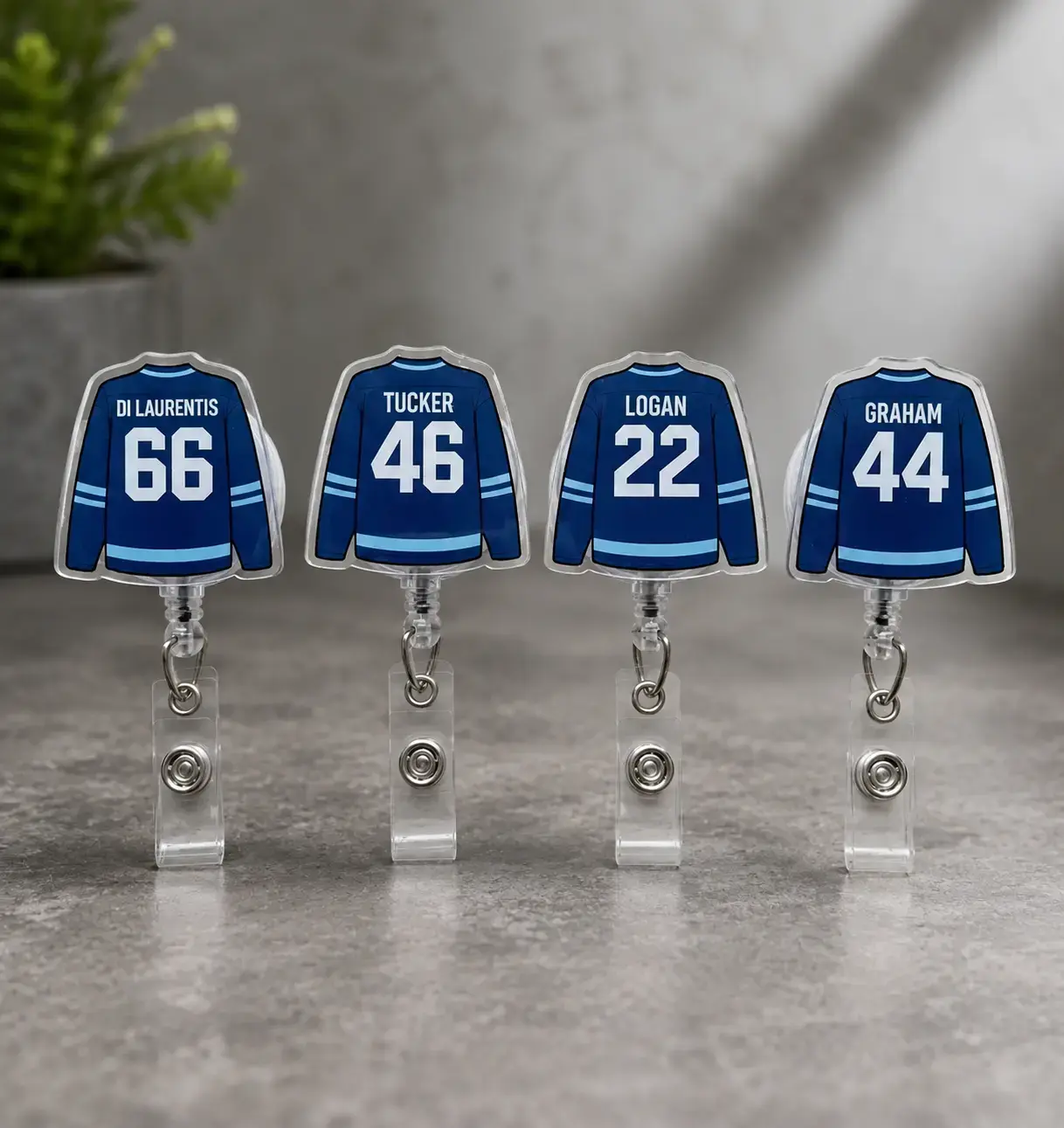 Off Campus Badge Reel, Off Campus Series Merch Badge Holder, Retractable ID Holder, Nurse Badge Reel, Coworker Gift, Hockey Romance Gifts