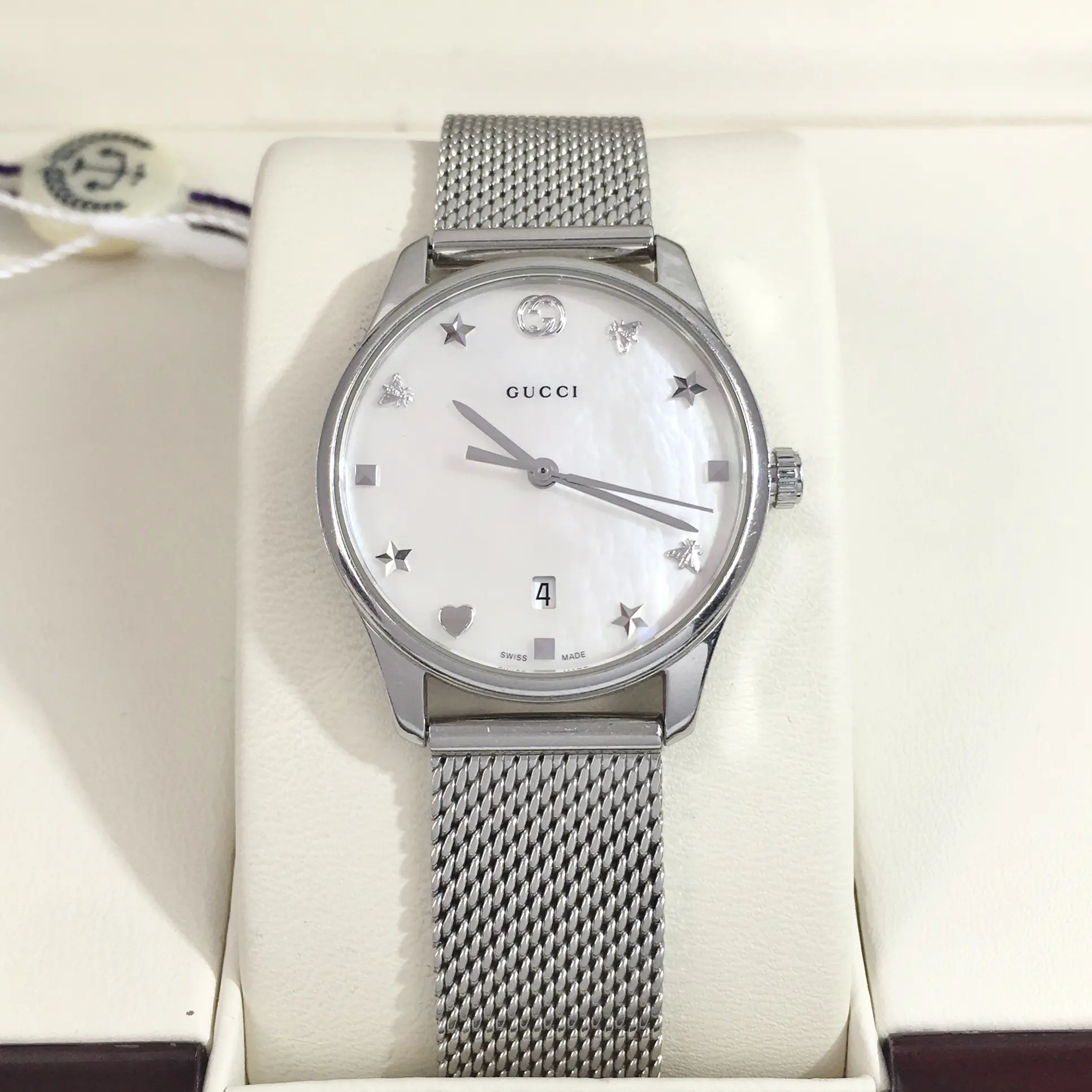 Gucci  R1269 Alloy/jade/diamond/gemstone, etc Quartz Watches S99260427001 0718 SZTK-Allison