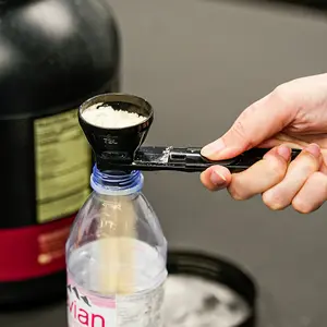 Powder Funnel Scoop, Protein Powder Sliding Spoon,High Quality Scoop For Pre Workout Creatine Protein Powder Formula Smoothie Kitchen,  Coffee Leak Proof Spoon