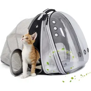 Dual Expandable Cat Backpack Carrier, Fit up to 20 lbs for Large Fat Cat and Small Puppy