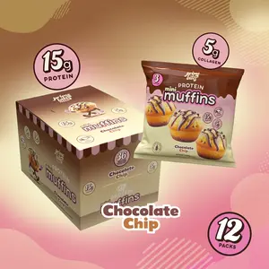 NEW Chocolate Chip Prime Bites Protein Mini Muffins - 15g Protein, Low Sugar, 5g Collagen NEW Chocolate Chip Prime Bites Protein Mini Muffins - 15g Protein, Low Sugar, 5g Collagen