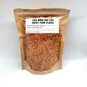 Vietnamese-Style Spicy Pork Floss 8.8oz - Chà Bông Heo Cay 250g