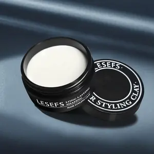 Men's Hair Clay 60g – Matte Finish, Strong Hold, Zero Shine! Elevate your look with natural texture and lasting control. Ideal for short hair & daily styling. No grease, just effortless confidence all day long!