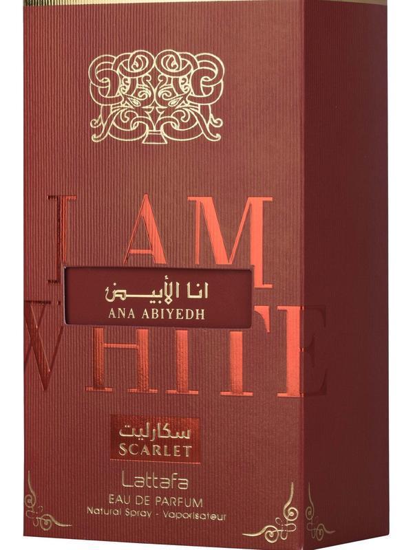 Ana Abiyedh Scarlet Eau de Parfum 60ml by Lattafa | Bold, Sweet & Captivating Unisex Scent